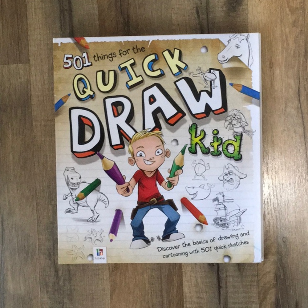501 Things For The Quick Draw Kid | Beginner/Kid’s How To Draw Book